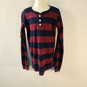 PJ Place The Childrens Place Pajama Top Size 10 Striped Snug Fitting